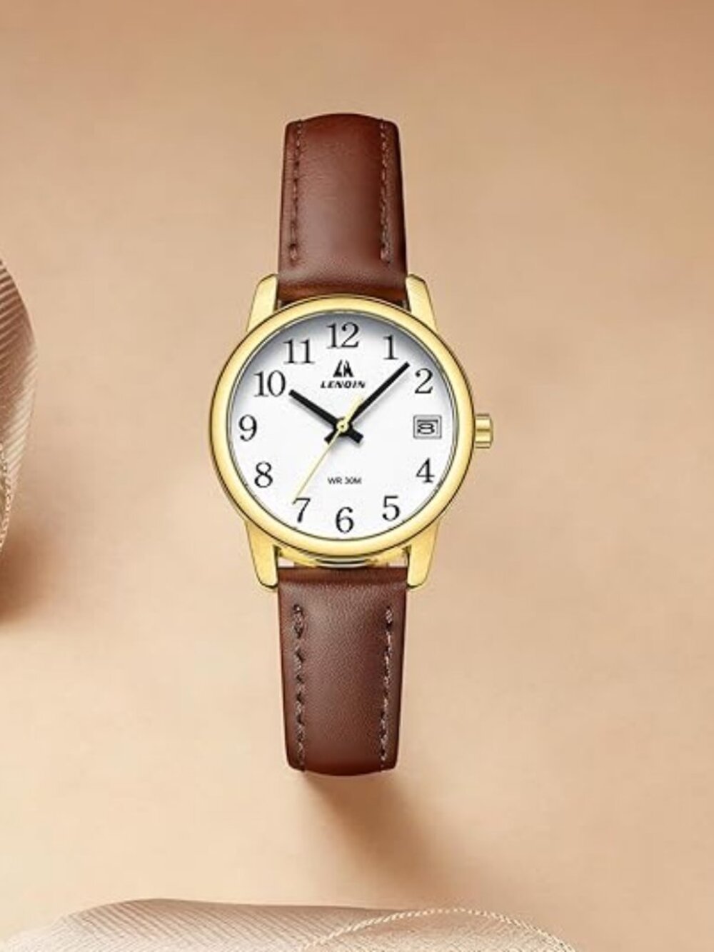 LN LENQIN Ladies Minimalist Watch | Easy Reader | Genuine Leather ✨